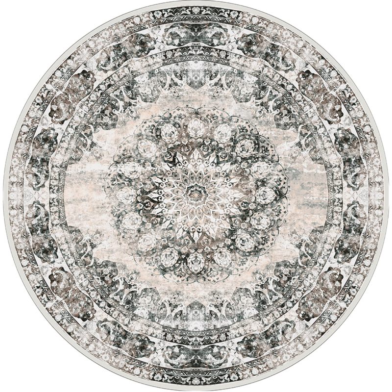 Vloerkleed Viola Antraciet - Rond ø160 cm