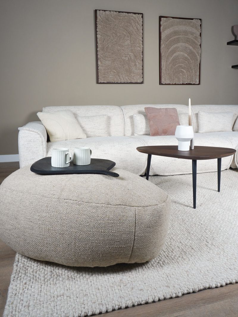 Vloerkleed Adige Cream/Grey - 300 x 400 cm