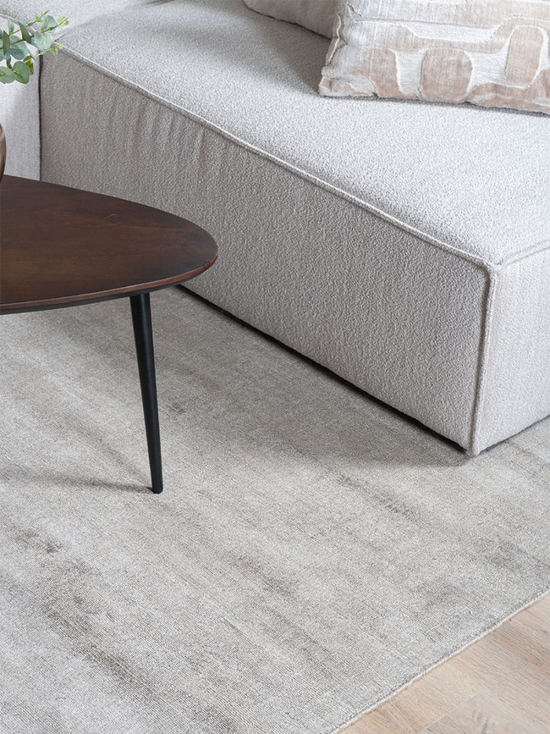 Vloerkleed Cos - Viscose Taupe 240 x 340 cm