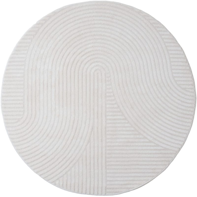 Vloerkleed Ella Cream Rond ø280 cm