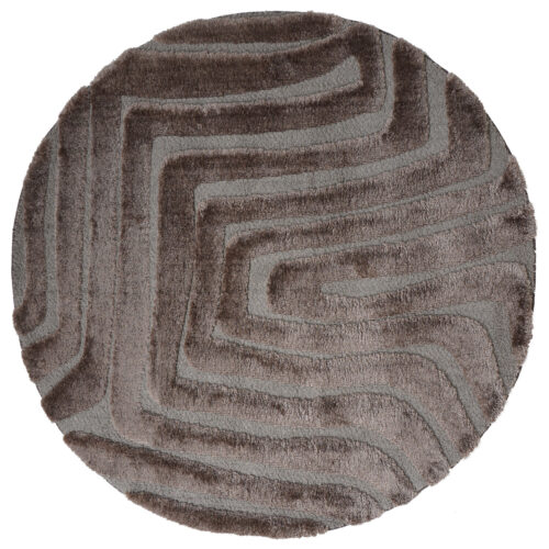 Vloerkleed Lima Bruin Rond ø160 cm